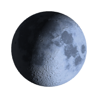 十三夜（満月手前の月）