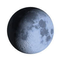 十三夜（満月手前の月）