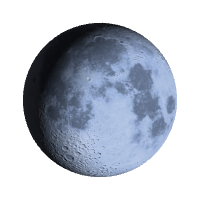 十三夜（満月手前の月）