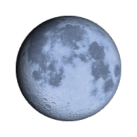 十三夜（満月手前の月）